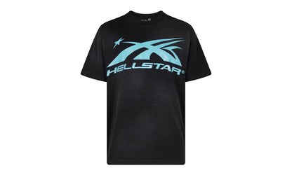 HELLSTAR Sport's Men Gel & Blue Shirt