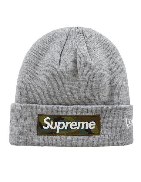 Supreme Bogo Beanie Grey Camo