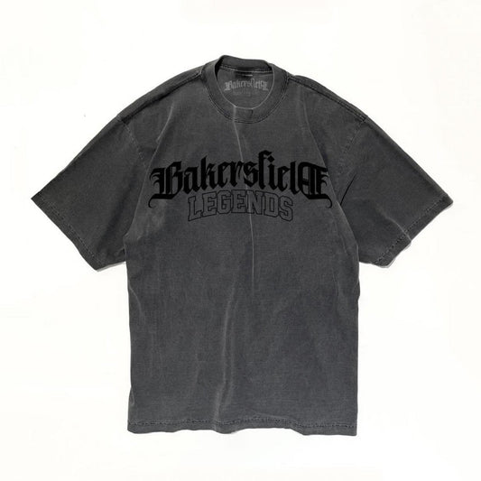 Bakersfield Legends Dark Shadow Black Tee