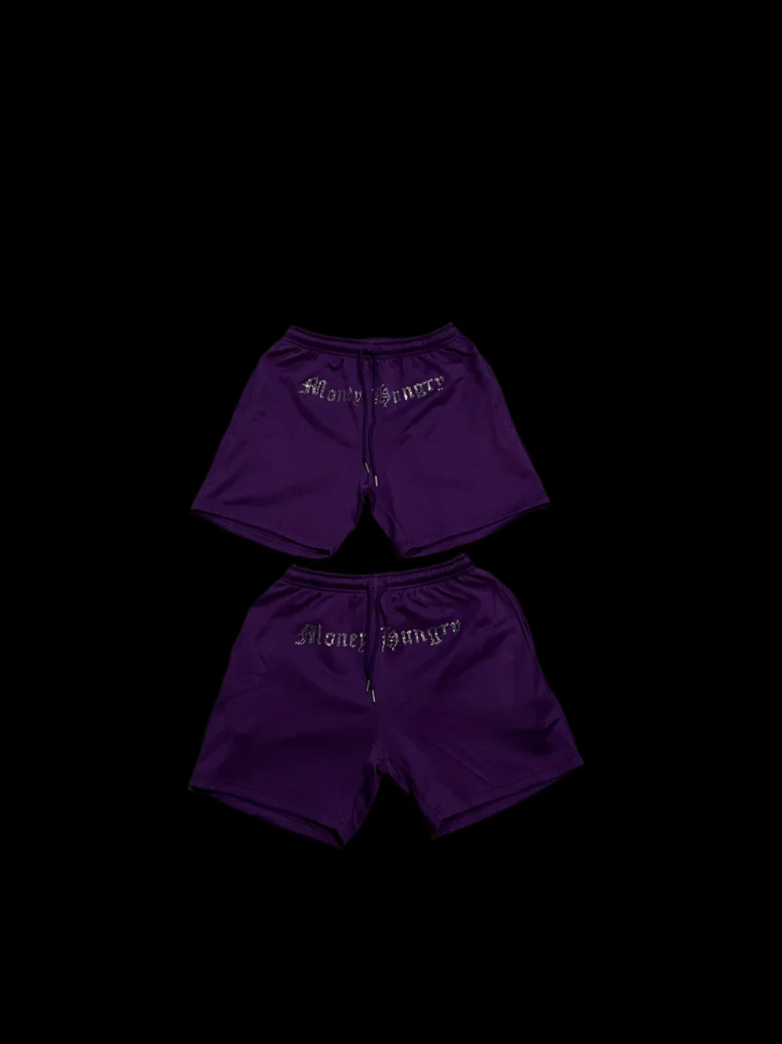 Money Hungry Purple Shorts