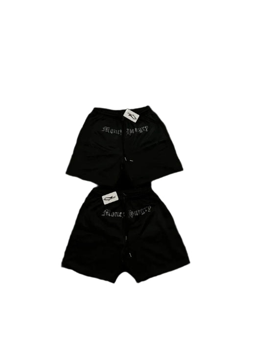 Money Hungry Black Shorts